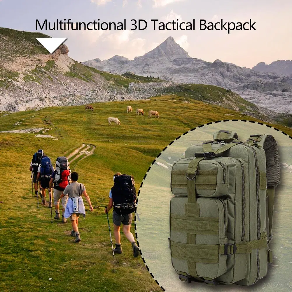 Strapazierfähige Outdoor-Taschen verschleißfeste Camping 3D Rucksäcke Outdoor große Lagerung Rucksack 30L Kletterreisen Rucksack