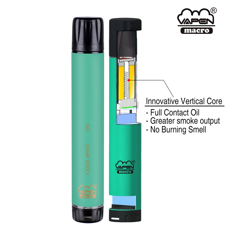 Russia Wholesale/Supplier Vapes Factory Cheap OEM ODM Vapes with Bottom Airflow Dustproof 2000puffs Vapen Macro Disposable/Chargeable Electronic Cigarette