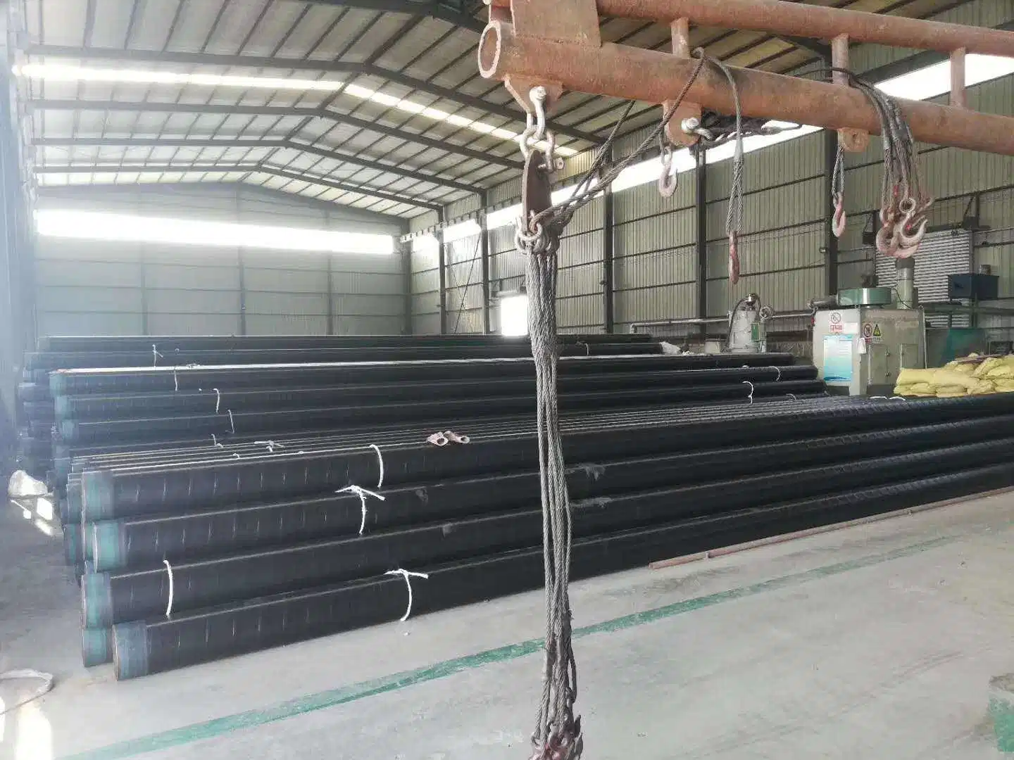 ERW Welded Steel Pipe with External 3PE and Internal Epoxy Coating