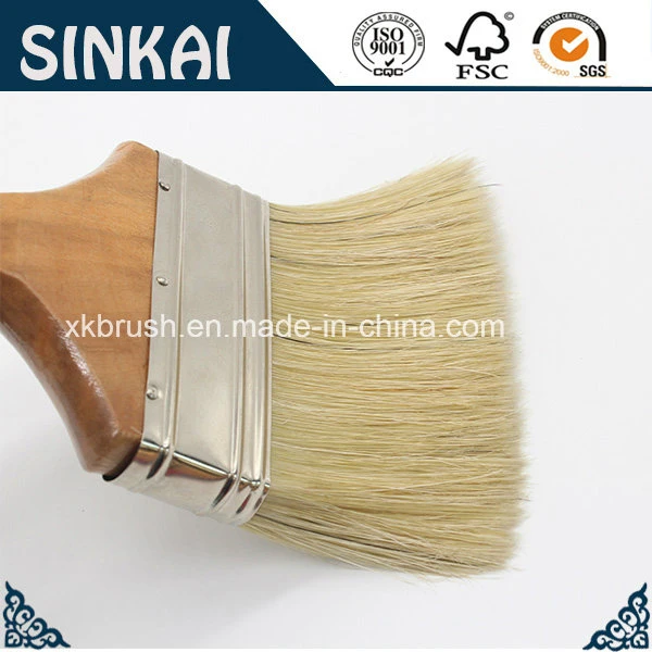 4 Inch Paint Brush with Natural Bristle