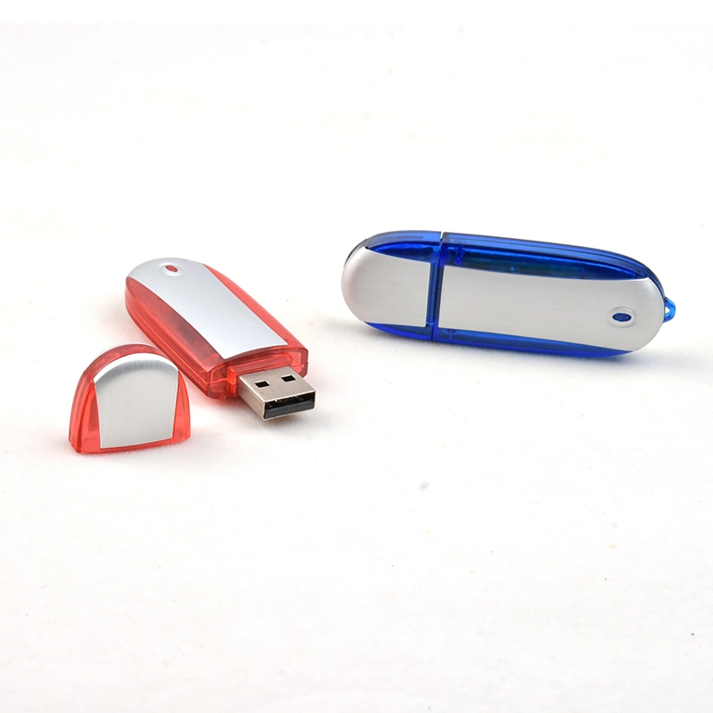 Coloridas de plástico de buena calidad, clásicos de plástico aluminio + Memoria Flash USB Stick Pen Driver