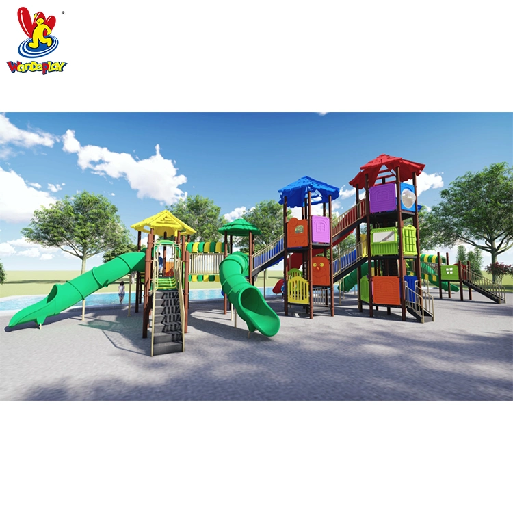 GS TUV Standard de brinquedos de plástico Piscina Crianças Piscina Parque de Diversões Piscina Crianças Playsets Water Park Deslize Jogos equipamentos de playground