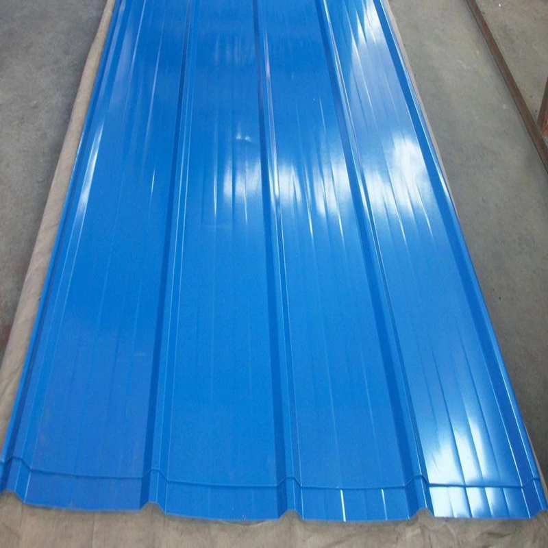 Metal Design Color Coated Roofing Use Steel Sheet Plate Customized Corrugated PPGI Zinc Building Material