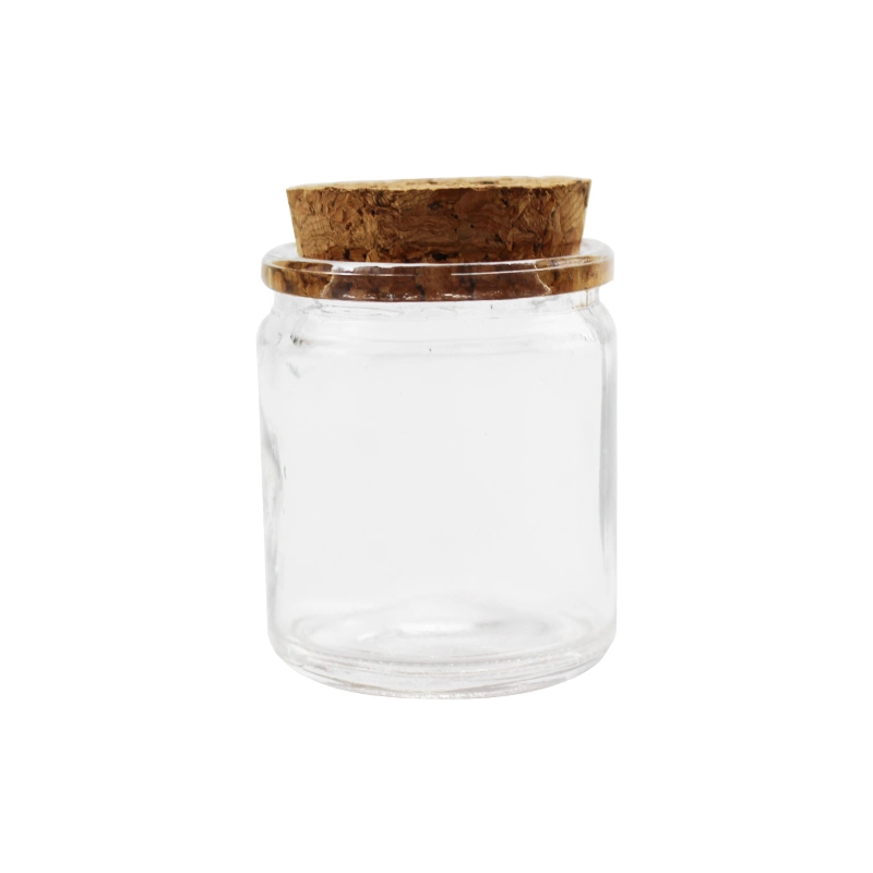 40ml 50ml Round Square Mini Glass Bottles Clear Drifting Bottles Small Wishing Bottles with Cork Stoppers for DIY