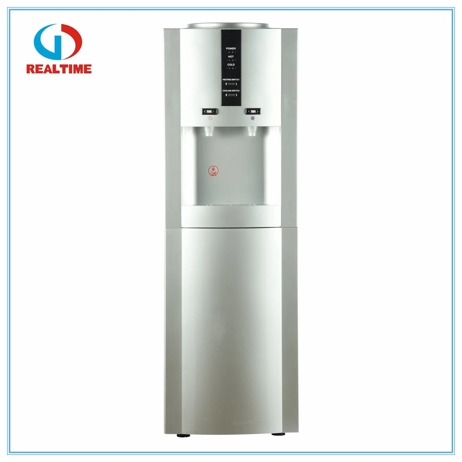 Dispensador de agua de refrigeración con compresor caliente y frío con Piano Kep Toque RT-16D