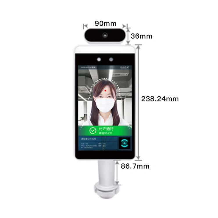 Stylish Virus Product with Light Stand Non-Touch Infrared Face Recognition Thermometer