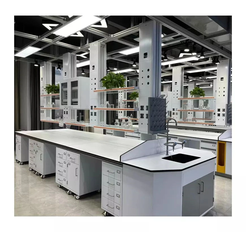 Китайский производитель Science Lab Bench Laboratory Мебель с раковины