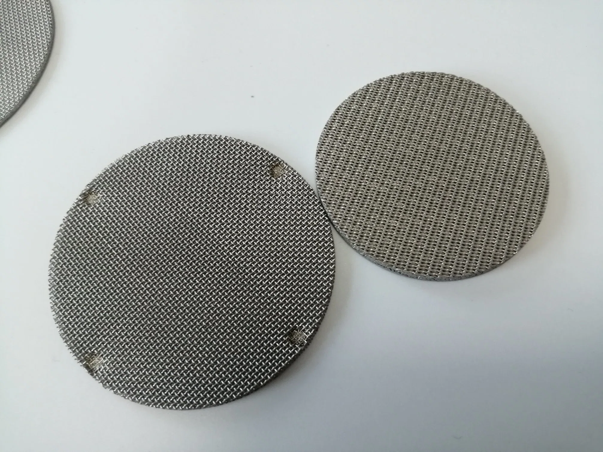 Round Shape 304 Stainless Steel Woven Mesh Filter Screen Disc