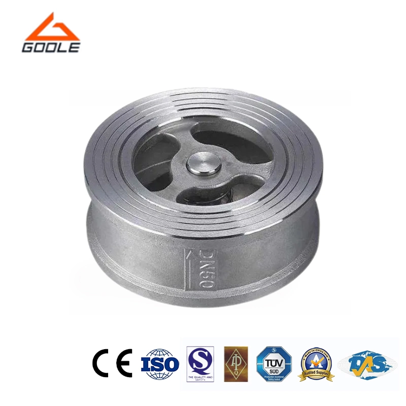 API 594 Stainless Steel Wafer Type Single Plate Swing Check Valve