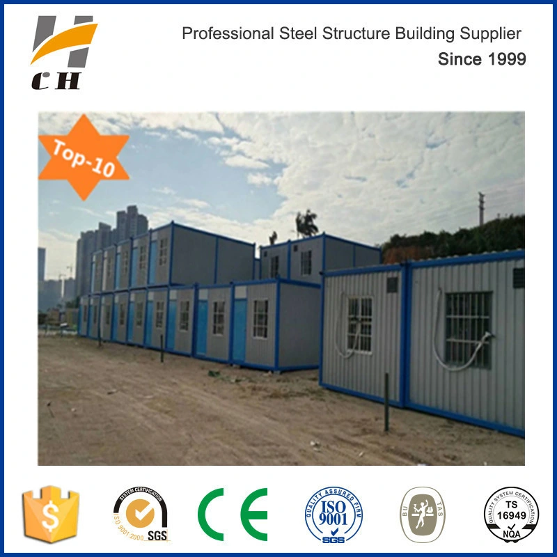 Prefabricated/Prefab Low Cost Hotel Container House with Kitchen / Toilet