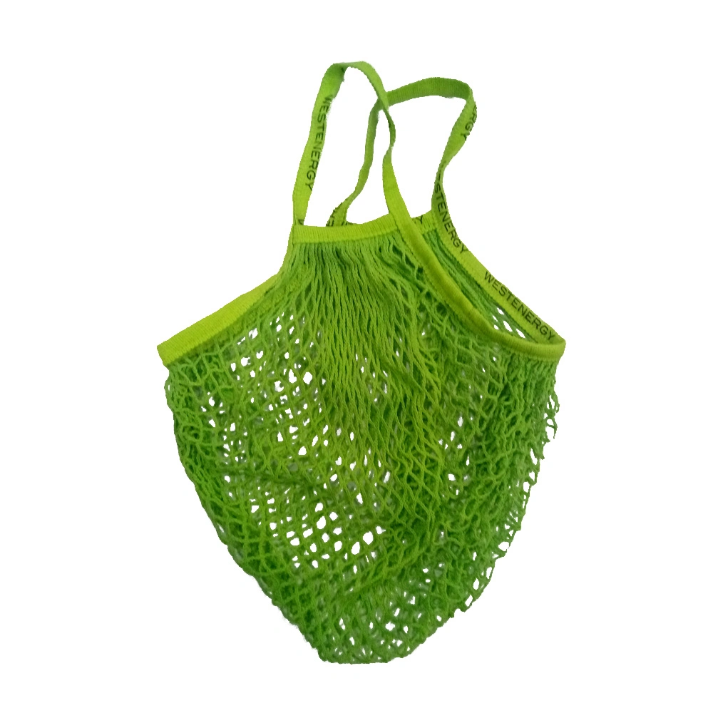 Sacos de compras de algodão orgânico reutilizável GOTS sacos de compras de fruta vegetal ecológicos Produza saco de compras Net saco de malha Veggie