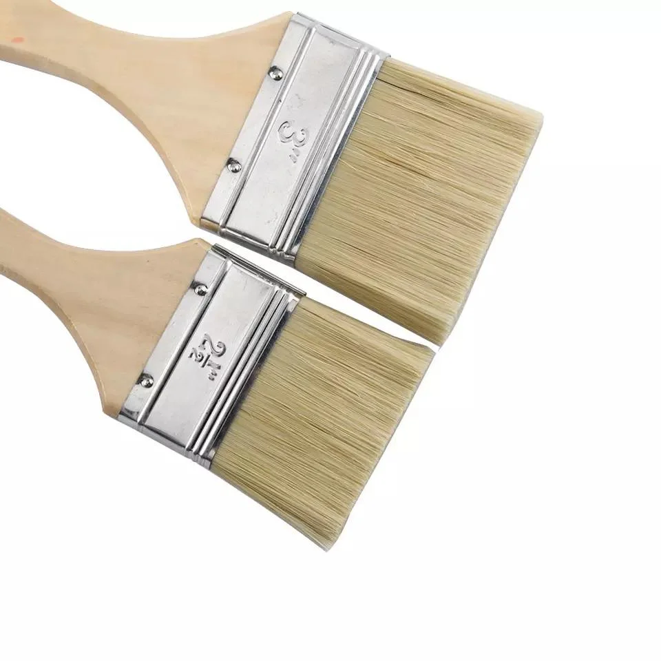 Economical Wooden Handle and Tapered Filament Manufacture Paint Brush>= 12000 Pieces