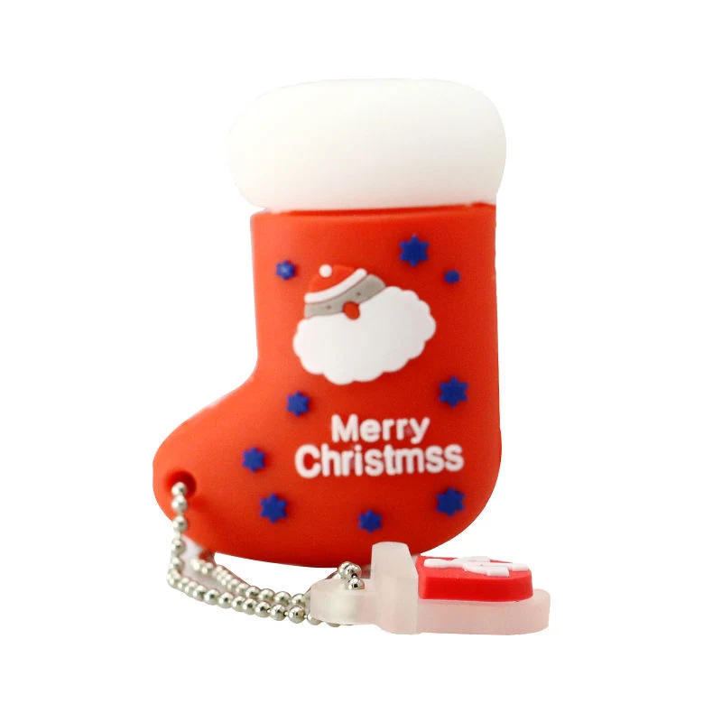 Weihnachten Weihnachtsmann PVC USB Pendrive Großhandel/Lieferant Promotion Special USB Flash-Laufwerke Custom Factory Portable Cartoon USB Disk