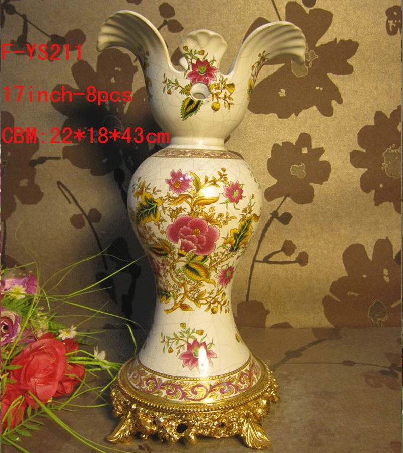 Wholesale/Supplier Royal Porcelain Decorations, Custom-Made Gold-Plated Resin Crafts