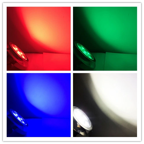 White Blue Red Green 36W High Powered Underwater Marine LED