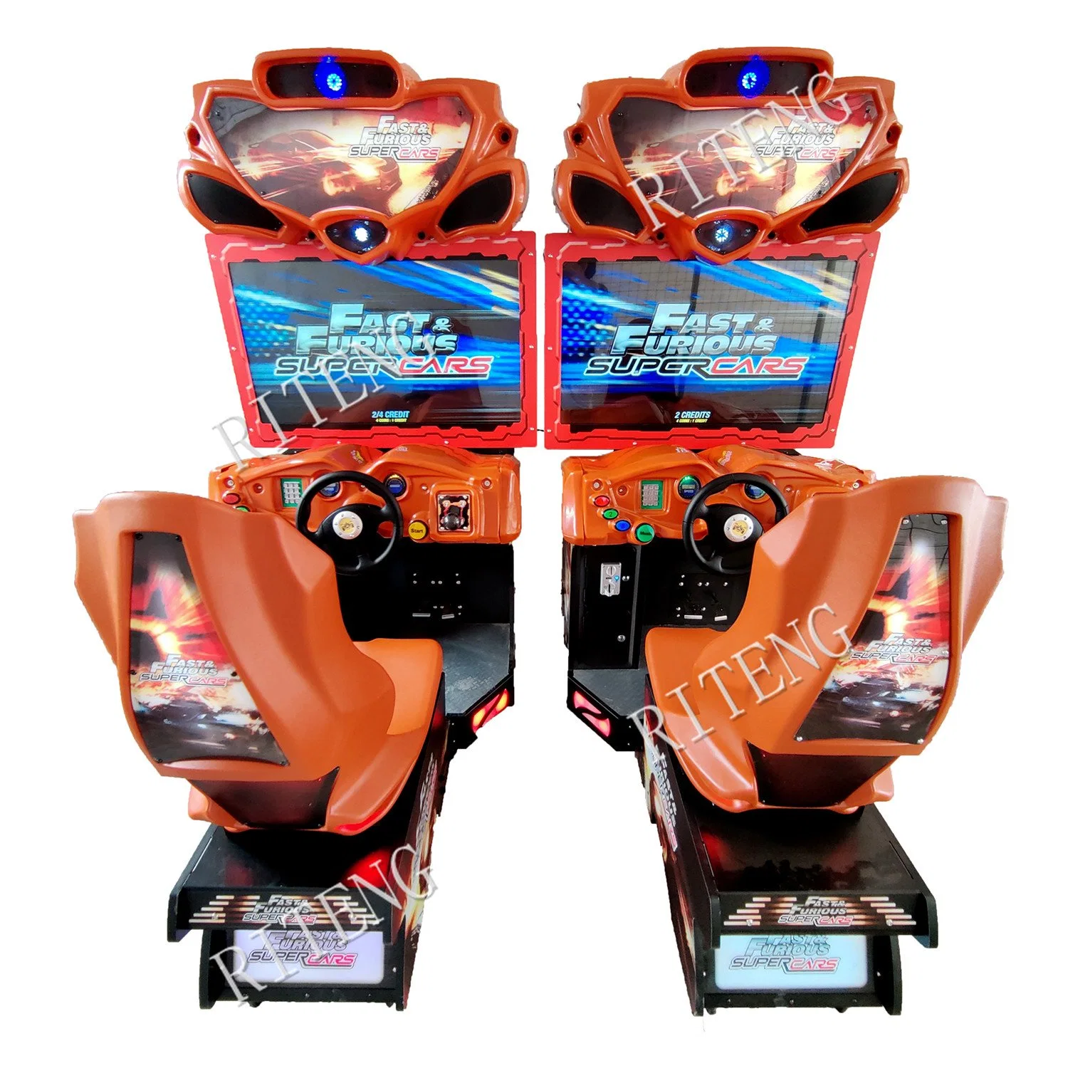 Coin Operated 42" HD LCD Car Racing Simulator Car Race Game Machine