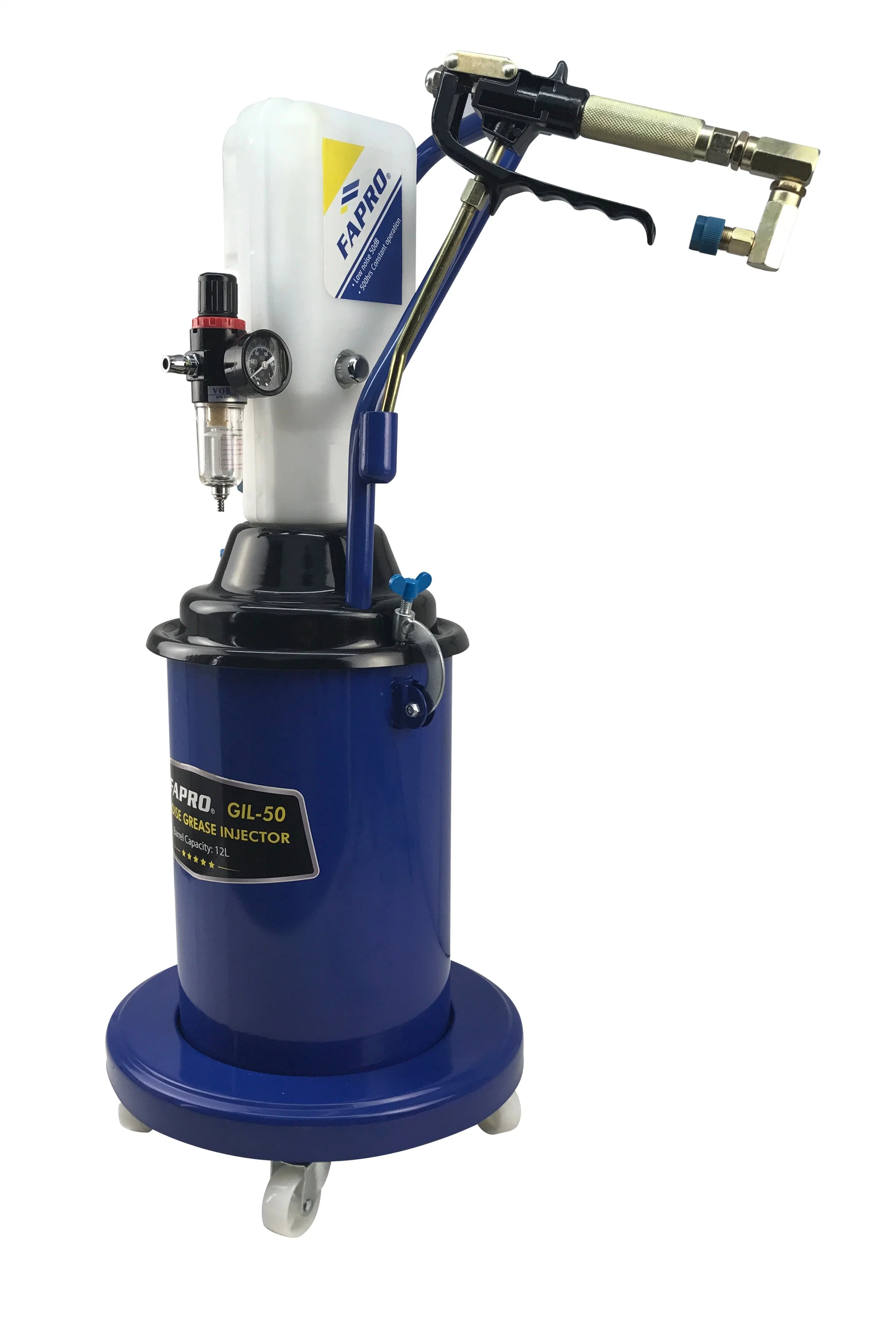 High Pressure Air Operated Grease Dispenser Pneumatic Lubricator Bucket Pump