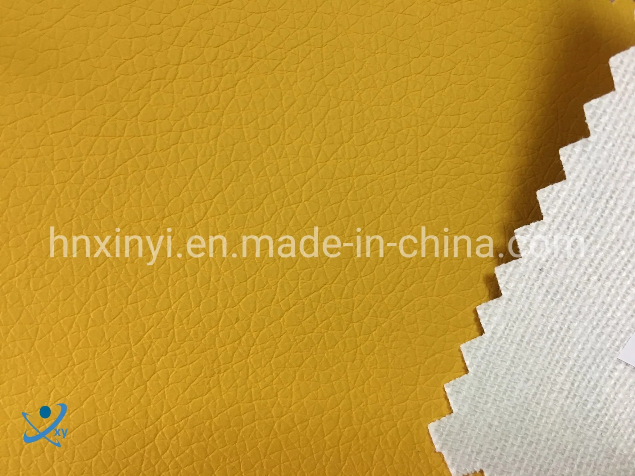 Widely Use Textured Sofa Leather Soft PU Material Synthetic Artificial Faux Leather Fabric Textiles Leather for China