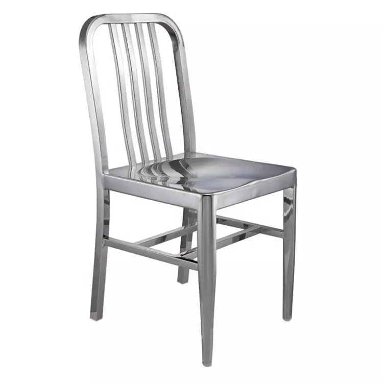 Model Full Welding Stainless Steel Chair Different Aluminum Restaurant Dining Chair