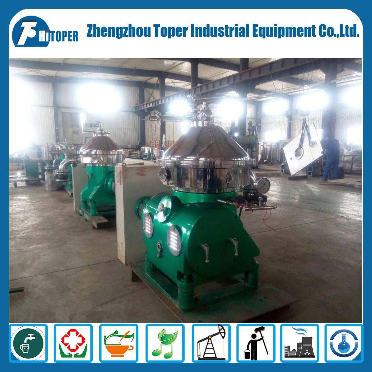 Automatic 2 Phase or 3 Phase Separation Centrifuge Oil Water Disc Stack Separator