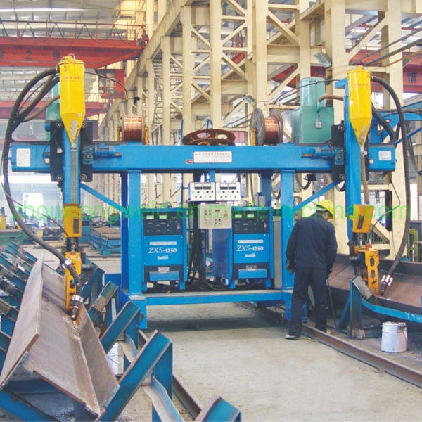 Estructura de acero CE máquina de soldadura del gantry viga H exportada