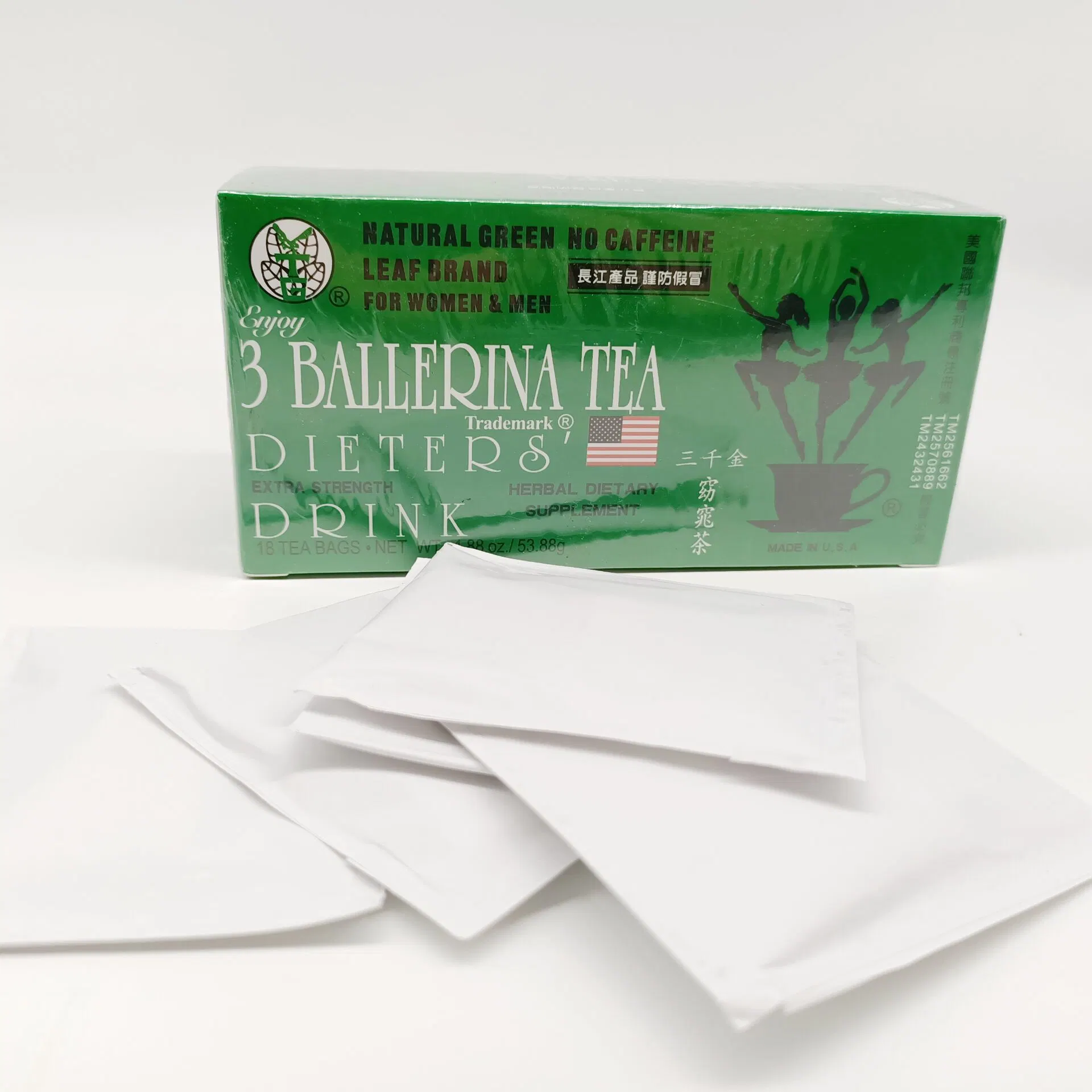 شاي الأعشاب القضاء على الدهون غير الضرورية الجسم 3 شاي Ballerina