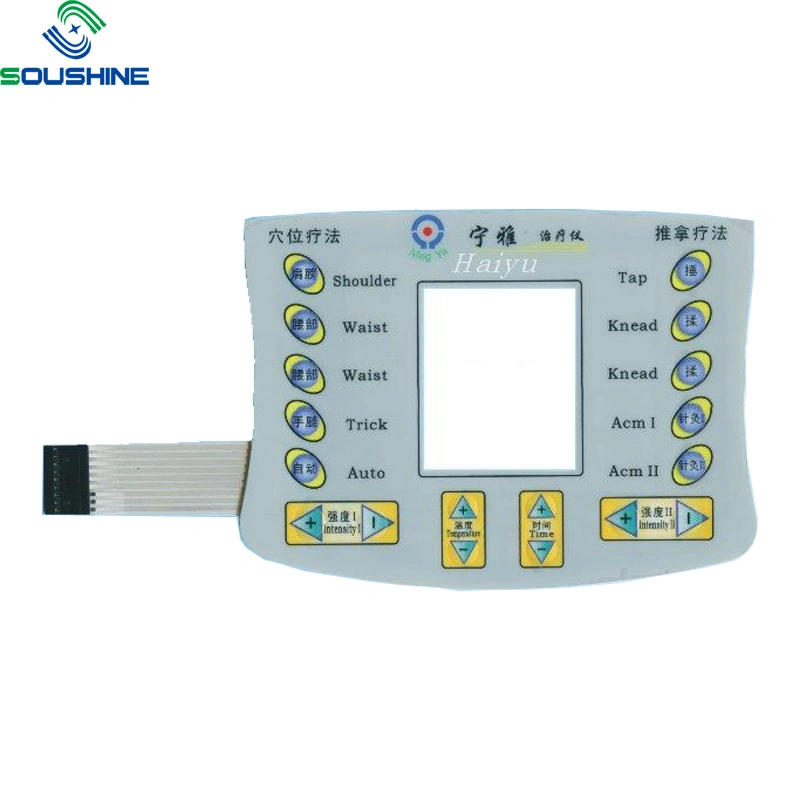 Customized Size Polycarbonate Overlay Keypad Keyboard Membrane Switch