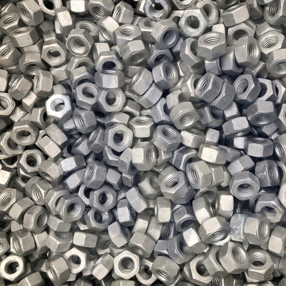 Small Hex Nut White Zp and Plain M3-M5, 1/8-3/16