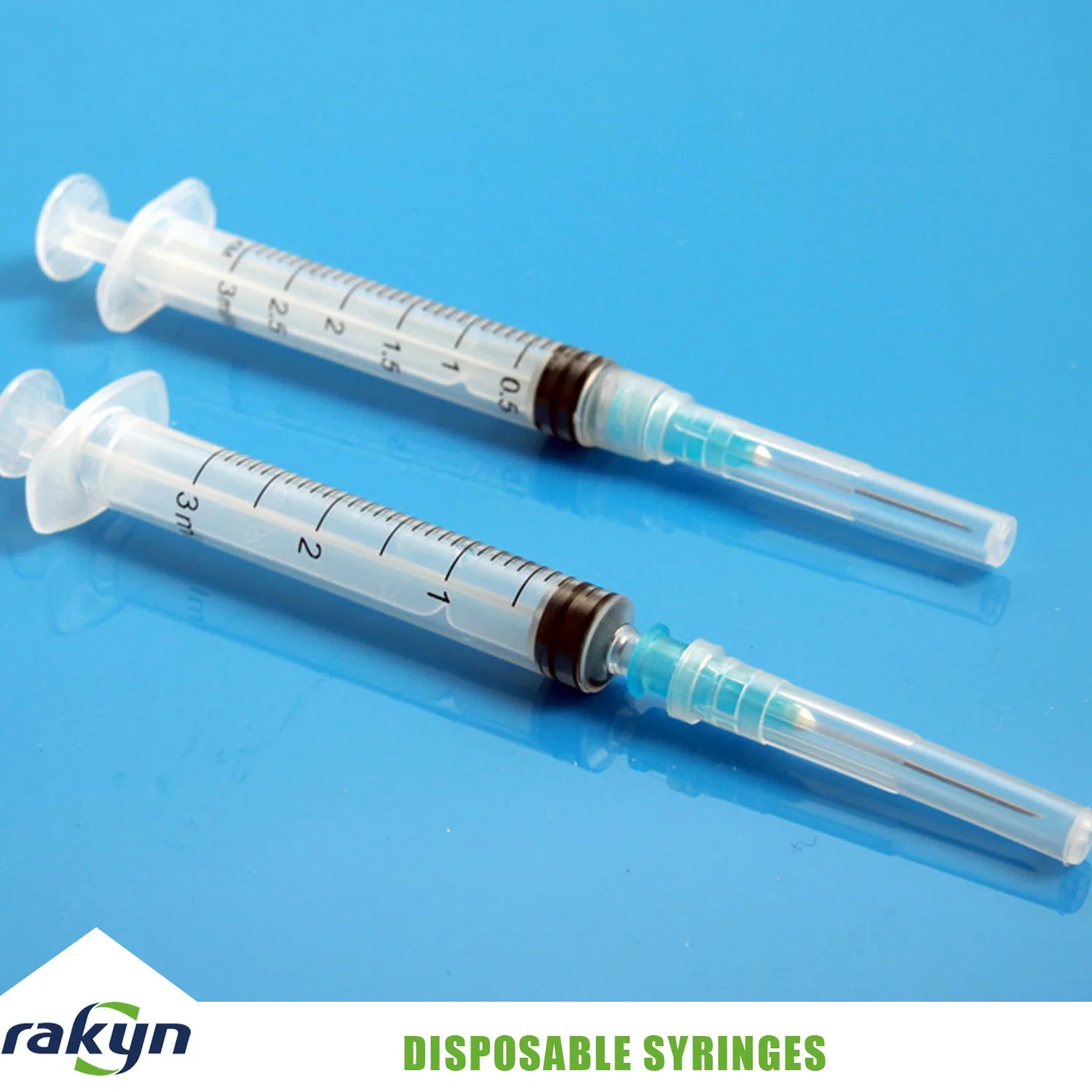 Medical Supply of Disposable Plastic Injection Vaccine Syringes 3cc 3ml Luer Slip