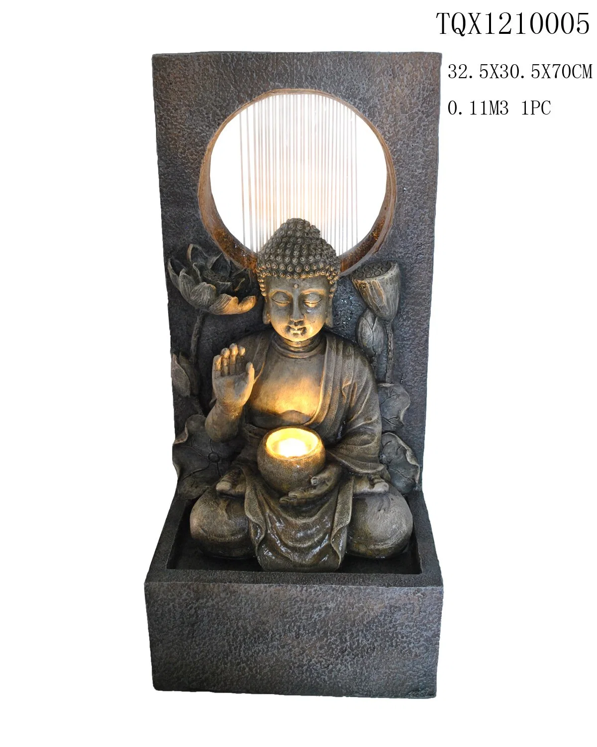 Chinese Style Buddha Statue, Water Fountain, House Decoration