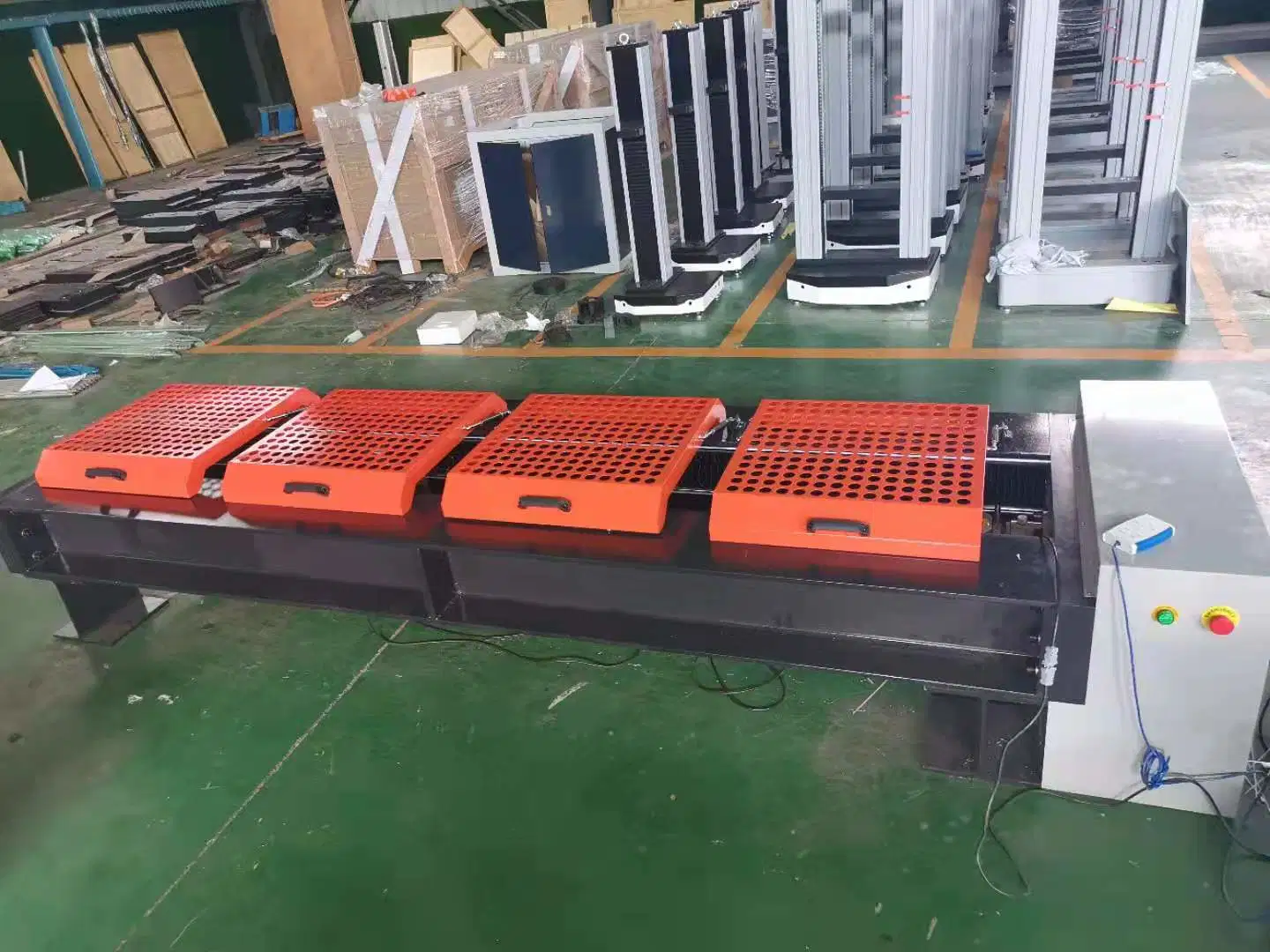 100kn Computerized Electronic Horizontal Tensile Test Bench Anchor Chain Tensile Test Bed with High-Precision Load Sensor