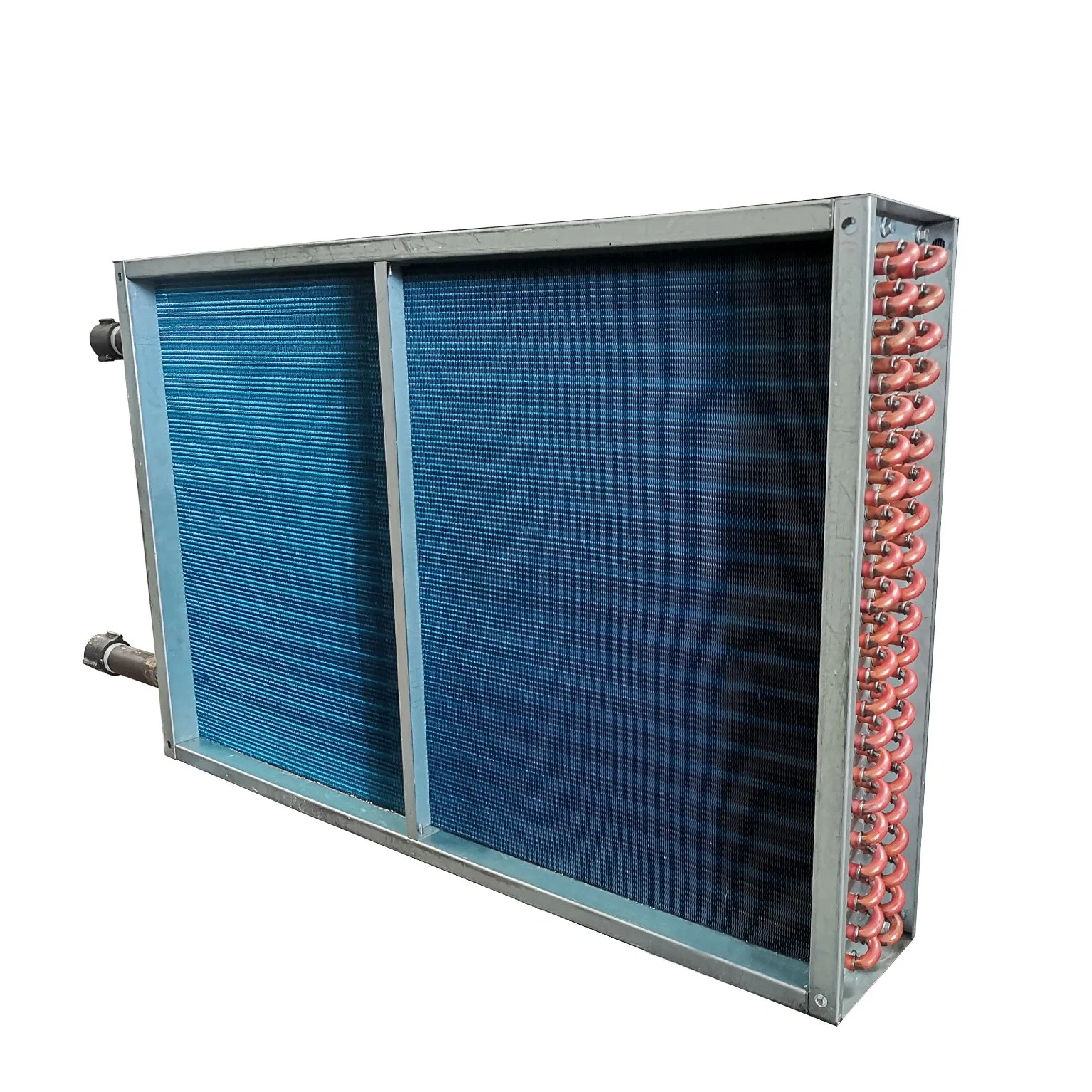 Copper Tube Plate Fin Air Condenser