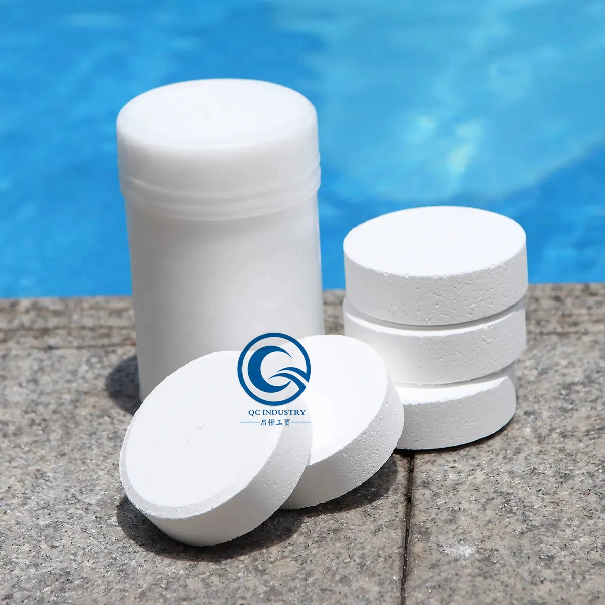 Hard Pressed 1 Inch 20g Chlorine Tablet for Swimming Pool