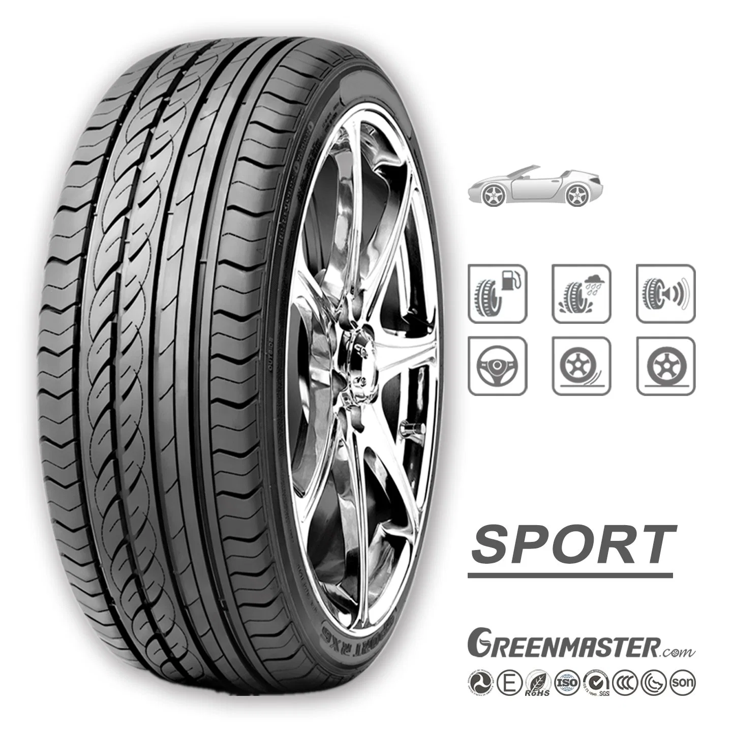 Neumático de caucho, neumáticos para coches, neumáticos radiales 155/65R13 155/70R13 155/80R13