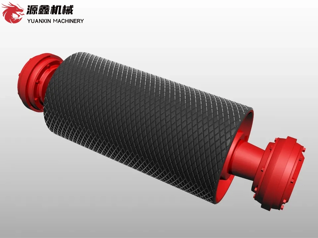 Транспортер для погрузочно-разгрузочных работ детали механизма гладкая резина/сталь/нейлоновый ролик/шкив барабана с передачей мощности для цемента, горнодобывающей промышленности и строительства