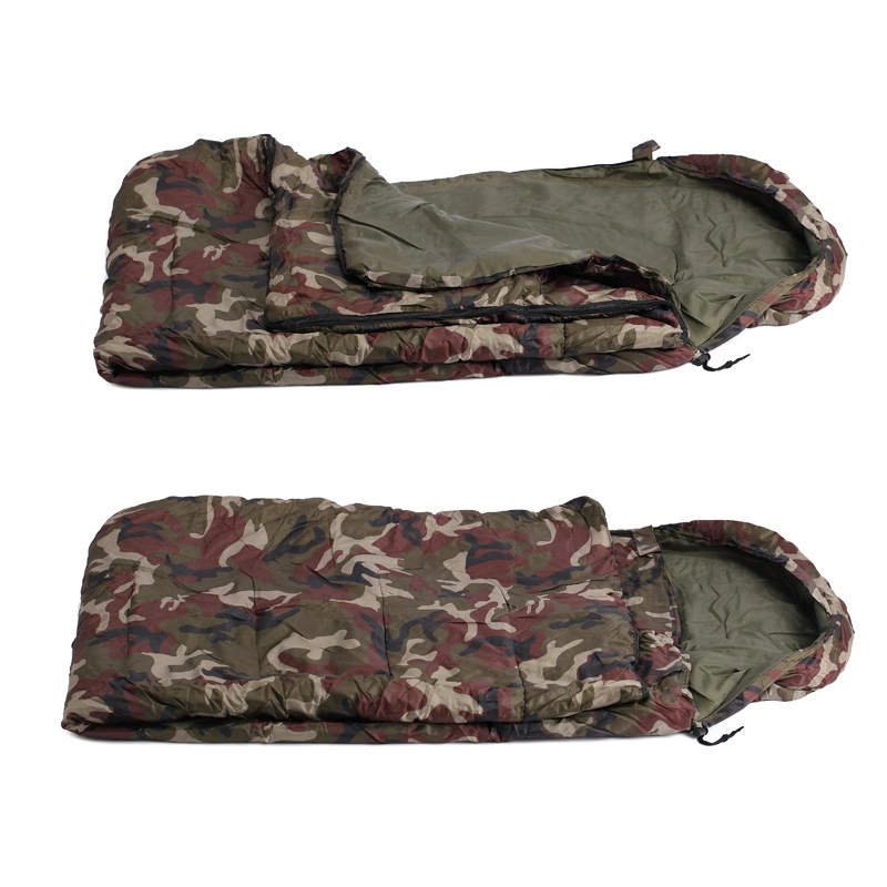 Custom Camouflage Sleeping Bag for Adults in Emergency Situations