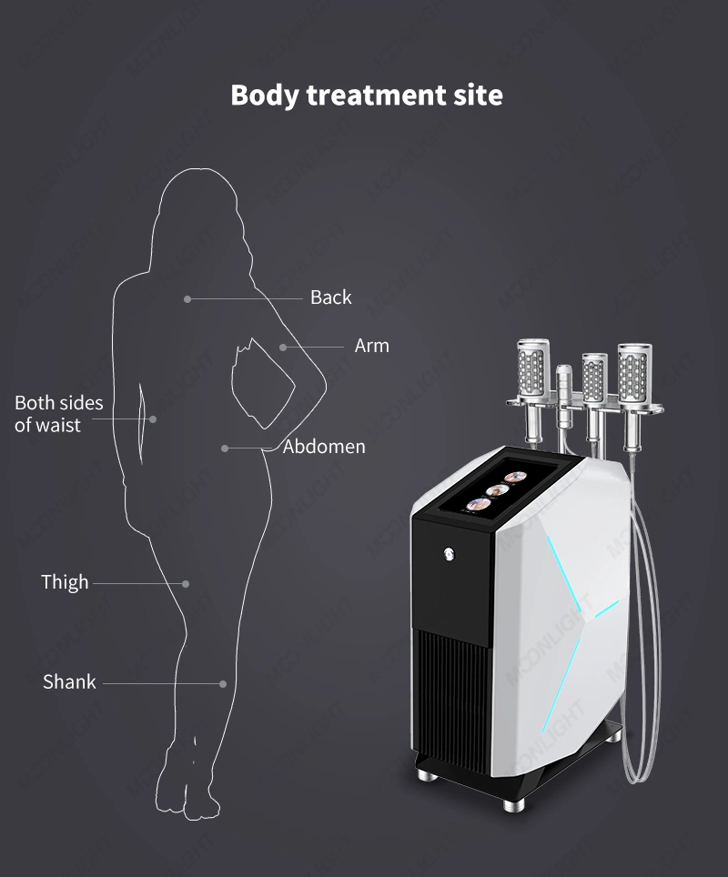 El masaje instrumental ejerce una presión de fluctuación en la máquina de belleza de los tejidos