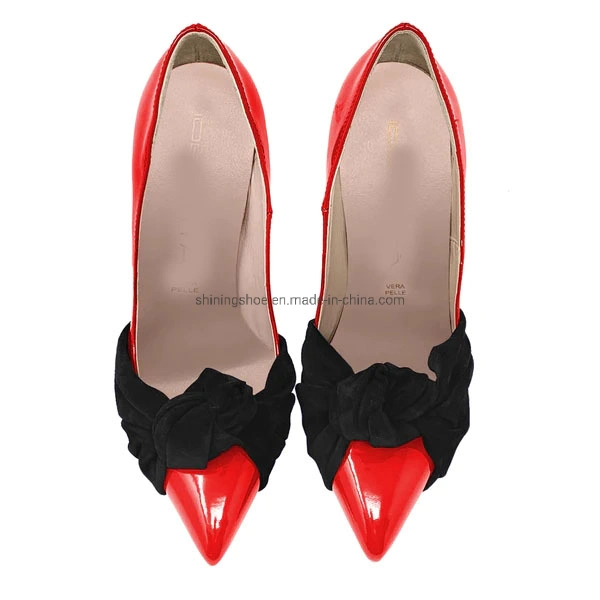 Shining Shoes Color Matching Classic Style Women Pumps Shoes