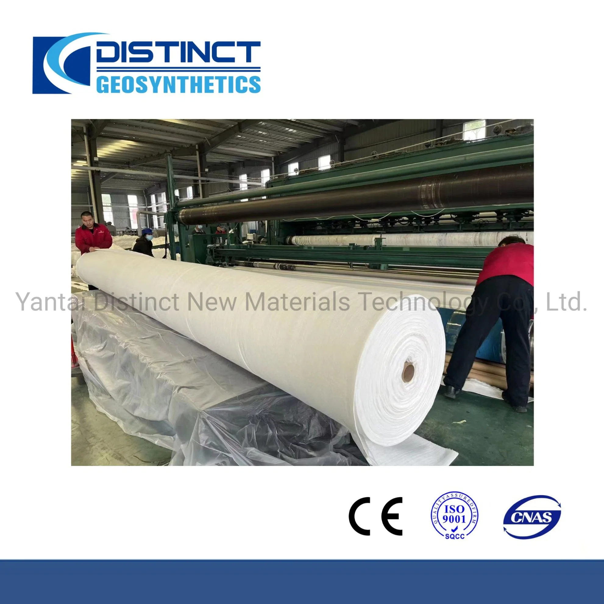 Pet Filament Nonwoven Geotextile for Road Higway Railway