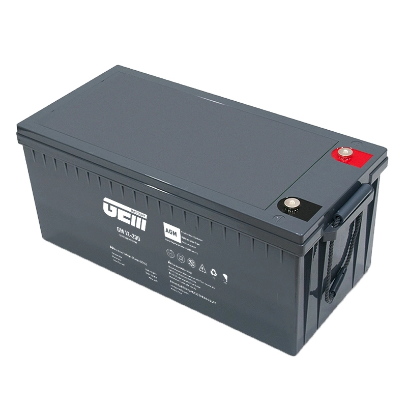 China OEM Factory 12V200AH Long-Life Deep-Cycle Gel-Speicher-Batterie für Solarzellen/Autos/USV/Haus/Reinigungsmaschine/Park/Fahrzeug/Telcom/Csb