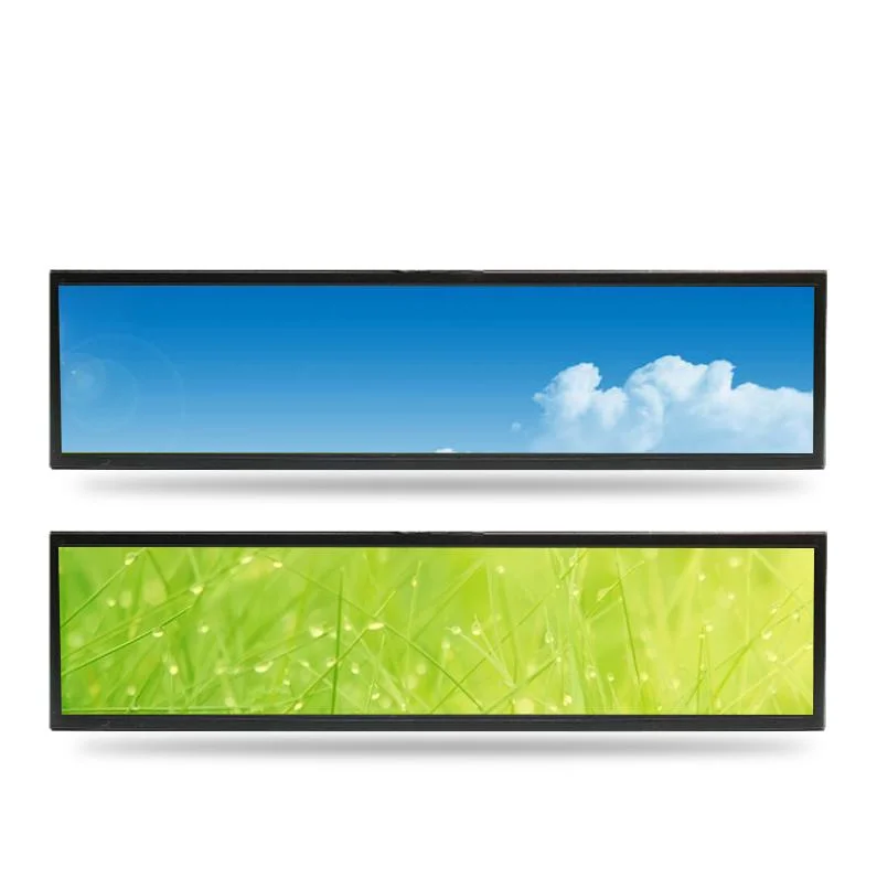 21inch Ultra Wide LCD Monitor Bar Display LCD Screen Shelf Digital Signage