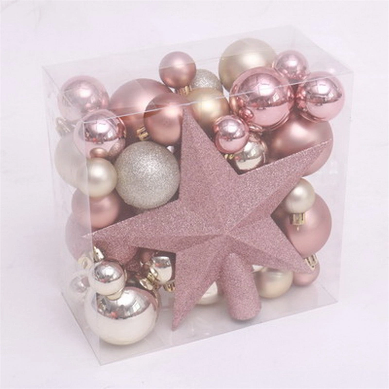 New Hot Sale Christmas Ball Gold Color Suit Custom Christmas Ornament Balls