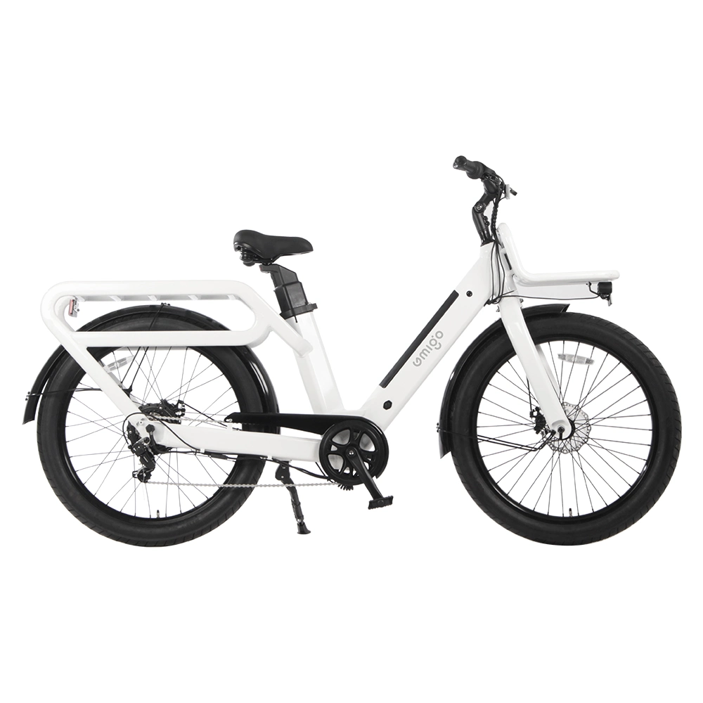 2022 Best Seller 27ah 48V Double Lithium Battery 500W Delivery Food Bag Bike Cargo Electric Utility Bike on Sale