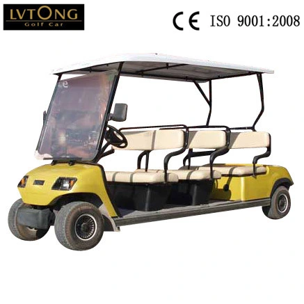 Elevadores eléctricos de Autocarro Turístico Golf por grosso operado a bateria 8 Pessoa Go Kart carros de golfe