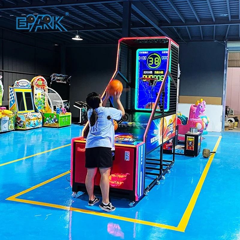 Machine de basketball à LED Whirlwind du parc d'attractions de basketball Machine de jeu sportif en intérieur.