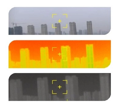 Ypo-05p Águila Digital de Imágenes Térmicas infrarroja Gimbal de la cámara de vigilancia Drone con Auto Tracking