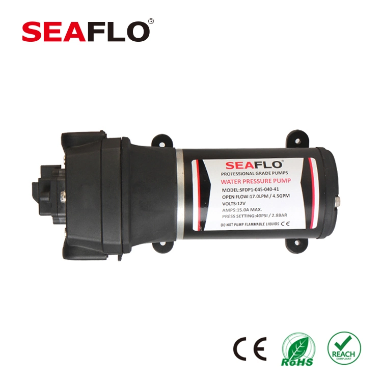 Portátil Seaflo 12V DC Motor de bomba 40psi para yate