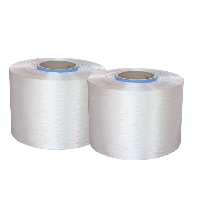 Fils de polyester ity 118D/108F RW AA de filaments de polyester pour tissus crêpe