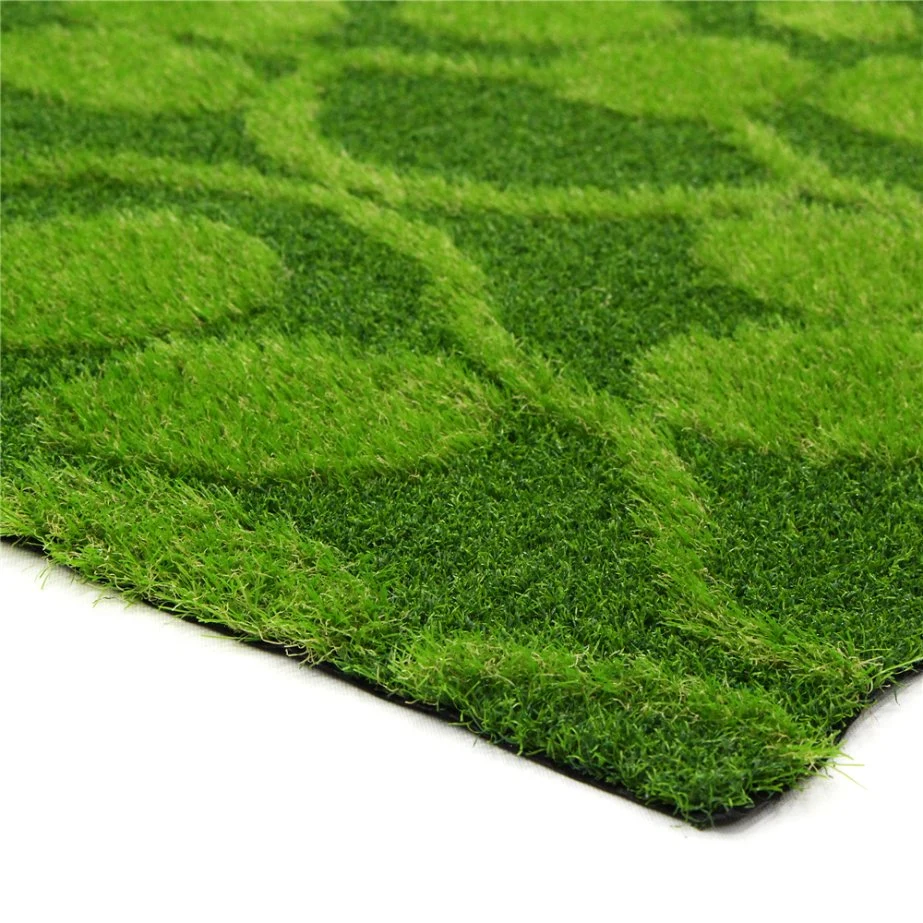 Customized Multiple Style PP PE Artificial Grass Turf Lawn 3D Pattern for Deocration