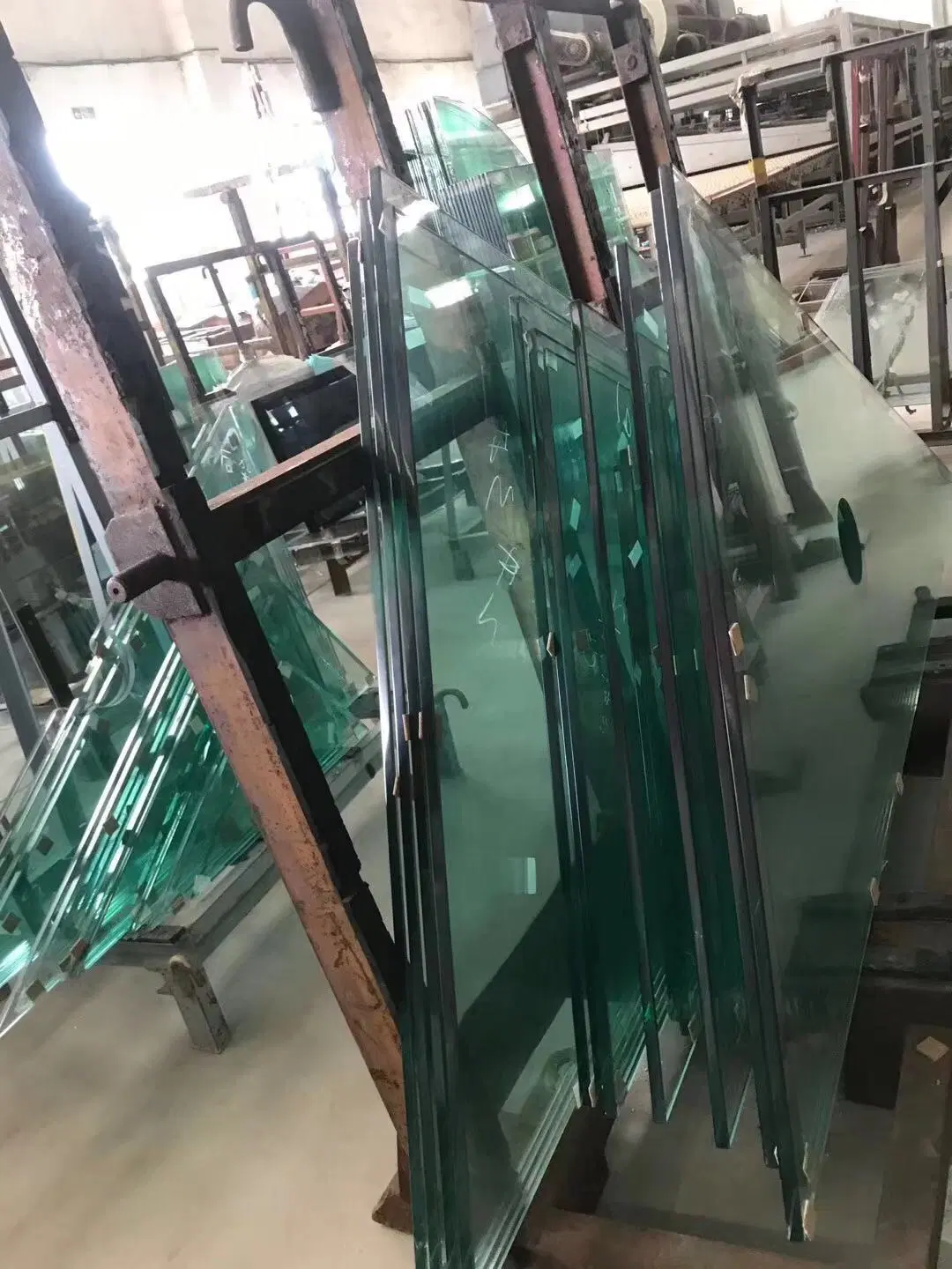 Flat/Curved/Clear/Colored Tempered Toughened Glass /Acid Etched / Frosted /Building /Construction Glass